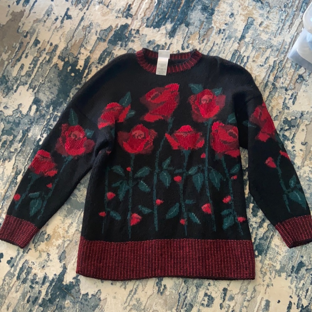 Beautiful rose wool sweater